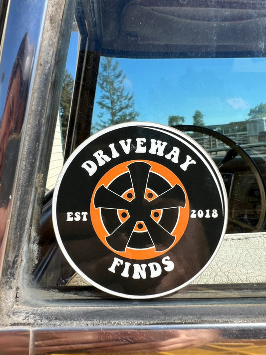 Driveway Finds Logo Sticker