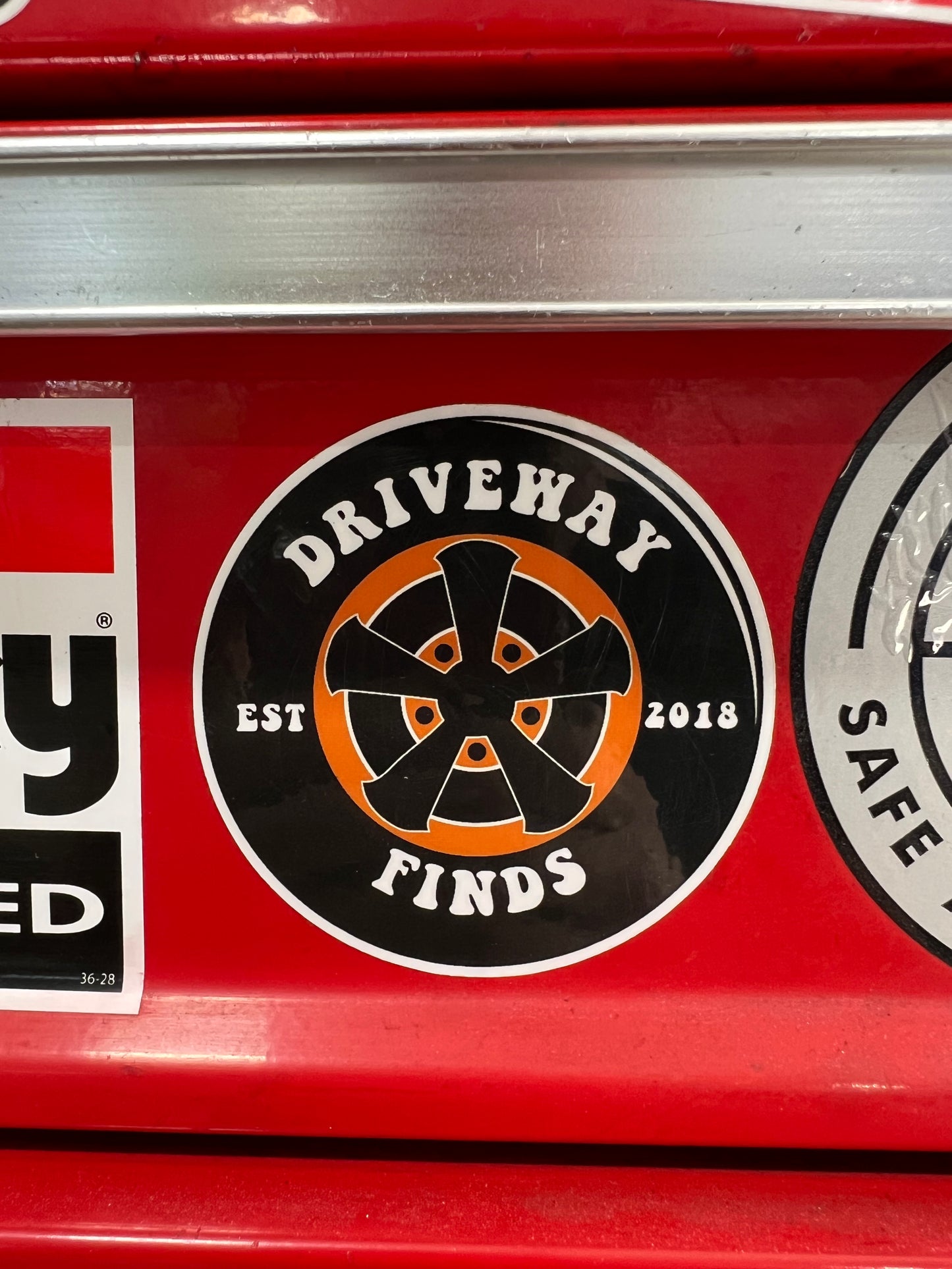 Driveway Finds Logo Sticker