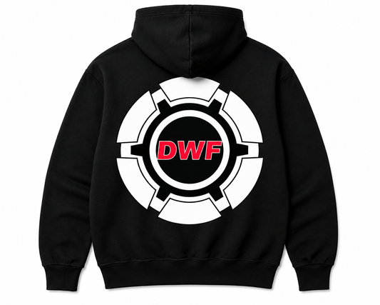 Red Dog Dish Hub Cap Hoodie