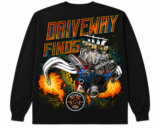 Supercharged American Flag LS Long Sleeve