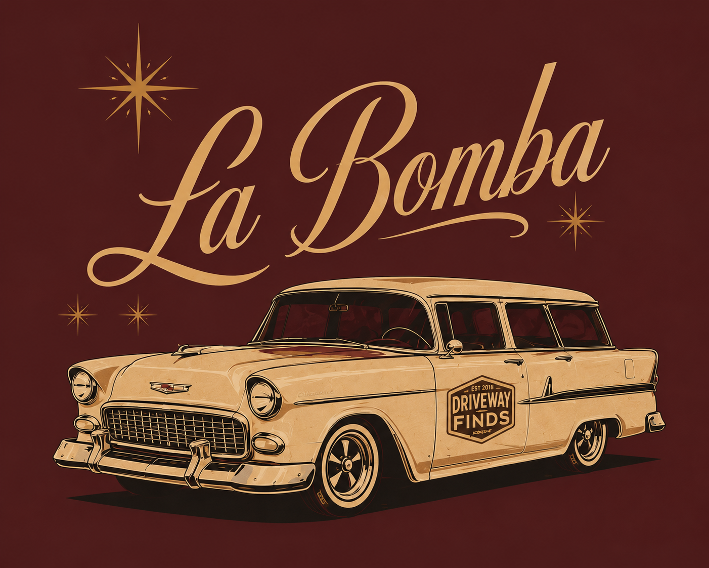 "La Bomba" 1955 Chevy Tee
