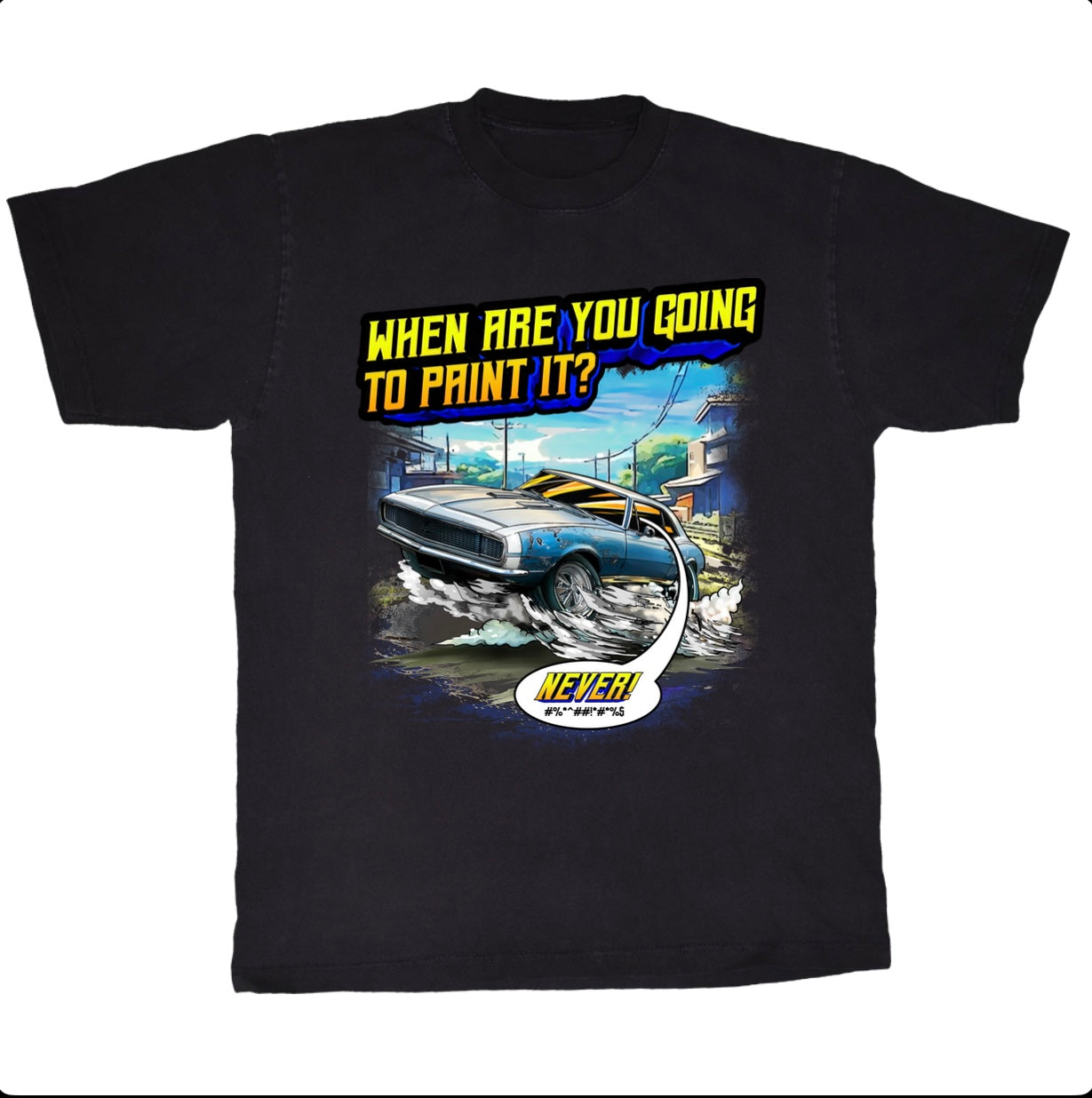 Patina Camaro Muscle Car Shirt, Hoodie, Long Sleeve